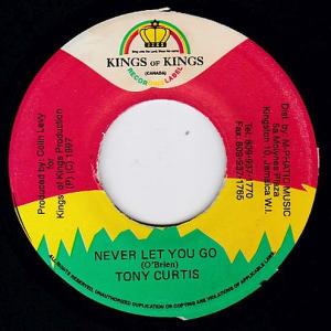 EPレコード　TONY CURTIS / NEVER LET YOU GO (TELL ME WHY)