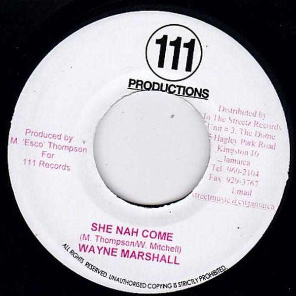 EPレコード　WAYNE MARSHALL / SHE NAH COME (THE SHOW GOE...