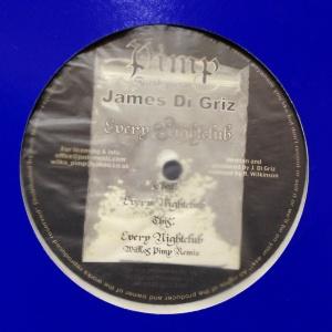 12inchレコード JAMES DI GRIZ / EVERY NIGHTCLUB