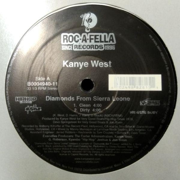 12inchレコード　 KANYE WEST / DIAMONDS FROM SIERRA LEON...