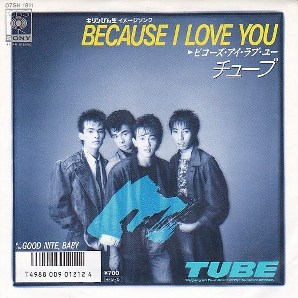 EPレコード　TUBE (チューブ) / BECAUSE I LOVE YOU