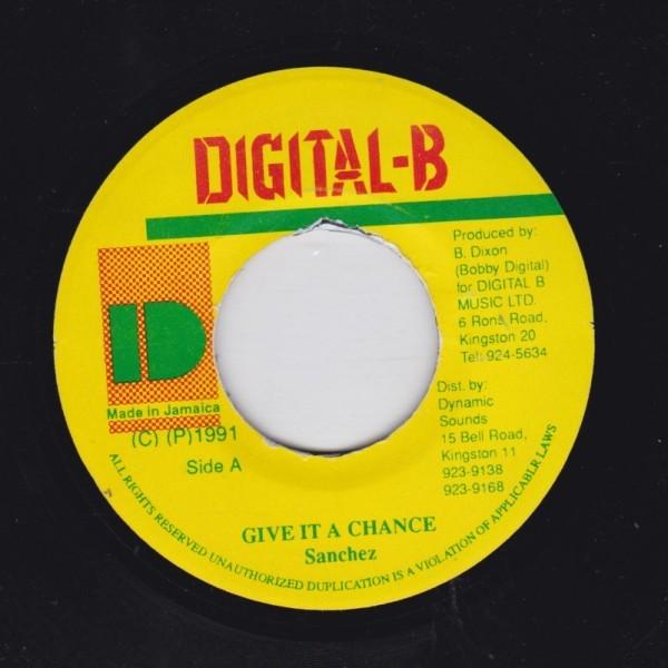 EPレコード　SANCHEZ / GIVE IT A CHANCE (THINGS A GWAN)