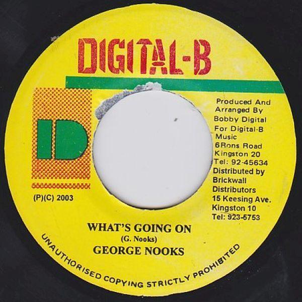 EPレコード　GEORGE NOOKS / WHAT'S GOING ON (JAVA)
