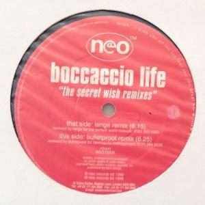 12inchレコード BOCCACCIO LIFE / THE SECRET WISH REMIXE...