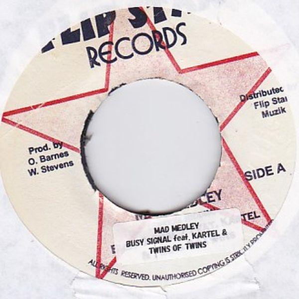 EPレコード　BUSY SIGNAL / MAD MEDLEY (SNEEZE)