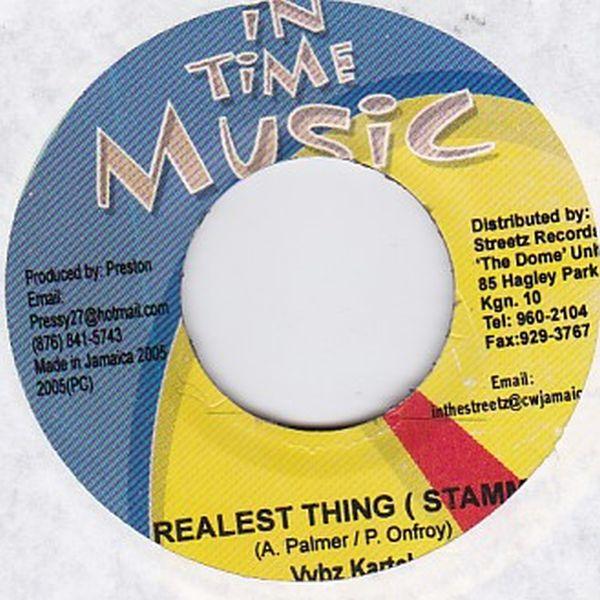 EPレコード　VYBZ KARTEL / REALEST THING (STAMINA) (JUMP...