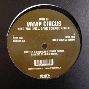 12inchレコード　VAMP CIRCUS / NEED YOU