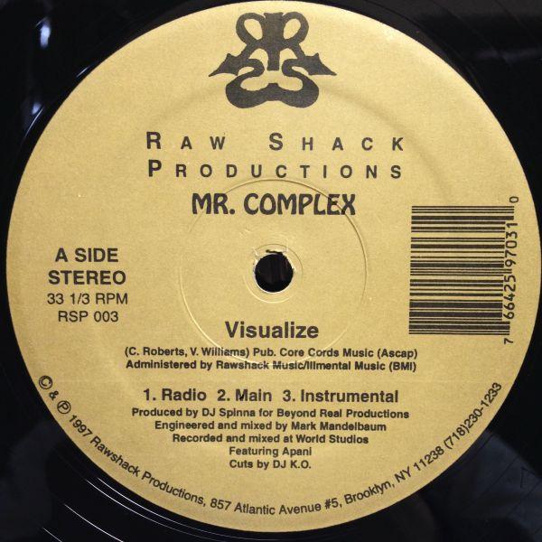 12inchレコード　MR. COMPLEX / VISUALIZE