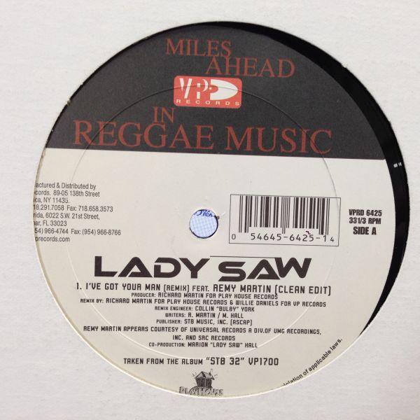 12inchレコード　LADY SAW / I'VE GOT YOUR MAN REMIX feat...