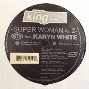 12inchレコード　GTS / SUPER WOMAN feat. KARYN WHITE