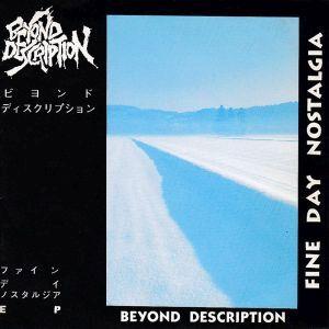 EPレコード BEYOND DESCRIPTION / FINE DAY NOSTALGIA
