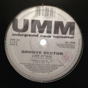 12inchレコード GROOVE SECTOR / LOVE ATTACK