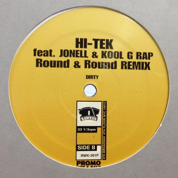 12inchレコード HI-TEK / ROUND &amp; ROUND REMIX feat. JONE...