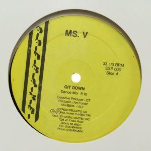 12inch レコード MS. V / GIT DOWN