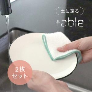 土に還る 泡立ち ウォッシュクロス 日本製 食洗 家庭用品 食洗機対応 エシカル サスティナブル +able｜fdsdaigo