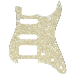 Fender ピックガード11-HOLE MODERN-STYLE STRATOCASTER(R) H/S/S PICKGUARD, AGED WHITE MOTO並行輸入｜feathercloud