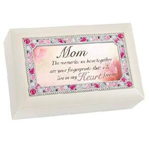 Mom The Memories Jewelled Ivory Jewellery Music Bo...