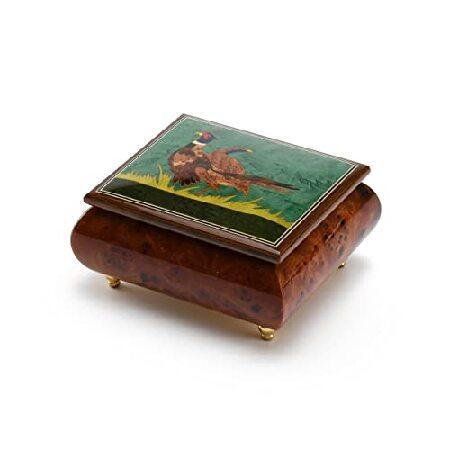 Handcrafted 18 Note Birds Theme Italian Music Box ...