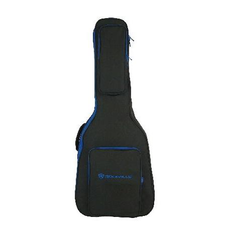 Rockville AGB45 AGB45-BLU Acoustic Guitar Gig Bag ...