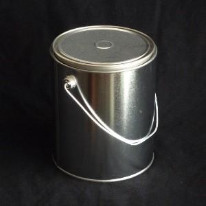 ブリキ缶2L(丸缶φ140×163H),1個 : フェザーフィールド株式会社 ブリキ缶2L(丸缶φ140×163H),1個 : フェザーフィールド株式会社