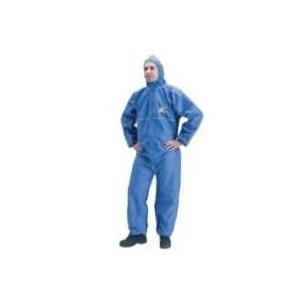 防護服 プロシールド10 続服(青)，サイズ M・何枚でも送料990円(北海道1,980円・沖縄3,...
