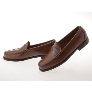 ジーエイチバス G.H.BASS WEEJUNS LARSON BEEFROLL PENNY LOAFER ウィージャンズ ラーソン ビーフロール ペニーローファー MID BROWN ワイズE #ba11010-033