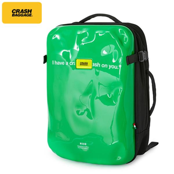 クラッシュバゲージ CRASH BAGGAGE MSGM ICONIC BACKPACK コラボ ア...