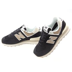 ニューバランス NEW BALANCE WL574DK2 BLACK/BEIGE/WHITE ブラック/ベージュ/ホワイト ワイズD｜fedes