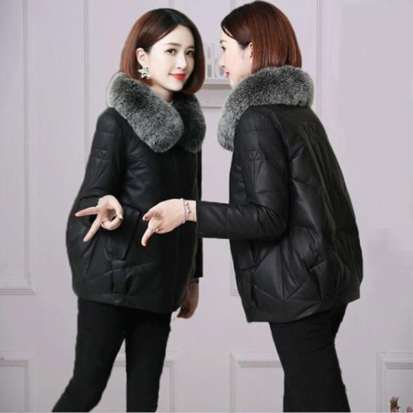 ダウンジャケット アウター レディース ファー付き 襟付き ダウンコート ダウン ショート丈 フード...