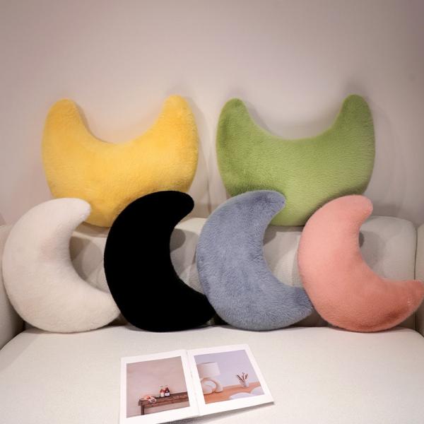 クッション つき　もちもち ふわふわ カバー洗える 三日月型 膝上クッション 肘置き 背もたれ クッ...