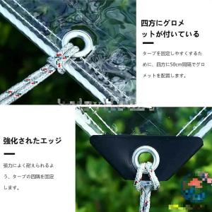 防水シート 透明ビニールシート 温室 雨よけ ...の詳細画像2