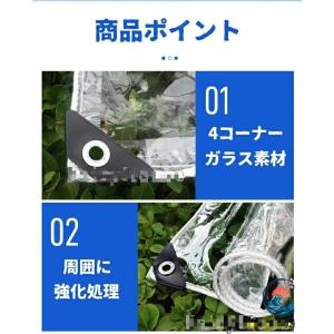 防水シート 透明ビニールシート 温室 雨よけ ...の詳細画像3