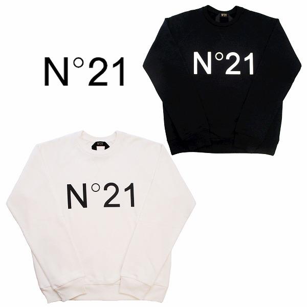 ヌメロヴェントゥーノ N°21 メンズ スウェット MEN'S SWEATSHIRT ホワイト ブラ...