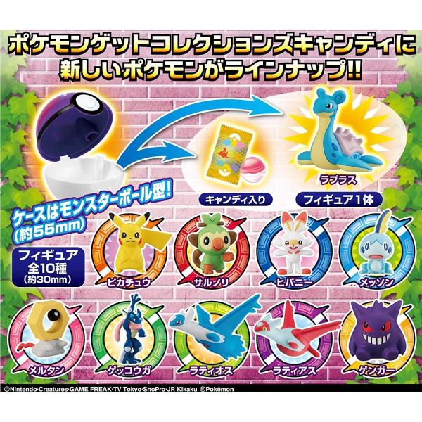 ポケモンゲットコレクションズキャンディ ぼくらの仲間たち （10個入）BOX