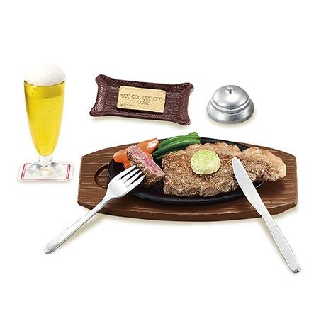 リーメント ぷちサンプルシリーズ 老舗洋食すずらん 単品「#3：昼からビールとサーロイン」