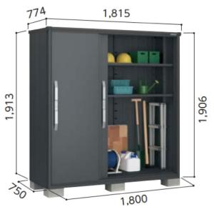 ヨド物置 エスモ ESF-1807A-BK [...の詳細画像1