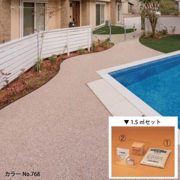 四国化成 リンクストーンF（1.5平米セット）（舗装材）（業者・法人のみ・個人宅配送不可）[KZ-1...