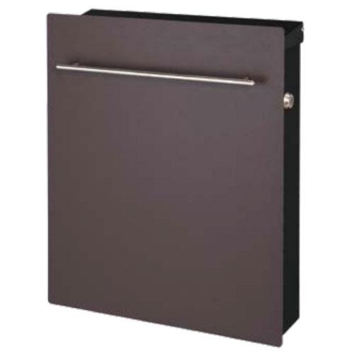 郵便ポスト・ノイエファイン（ブラウン/壁掛け）[P-1064]【郵便ポスト】