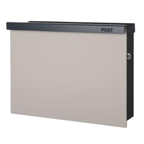 郵便ポスト・ノイエキューブ アラビカ（Dベージュ/壁掛け）[P-1375]
