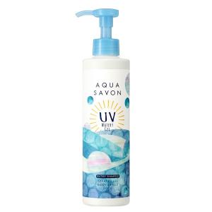 アクアシャボン UVジェル 19S ウォータリーシャンプーの香り 260g AQUA SAVON ポイント5倍 ユニセックス UVカット 日焼け止め｜feel