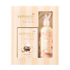 アランドロン サムライ ウーマン ドルチェバニラ コフレセット 22A EDP SP 40ml + ヘア トリートメントコロン 200ml レディース 香水 フレグランス