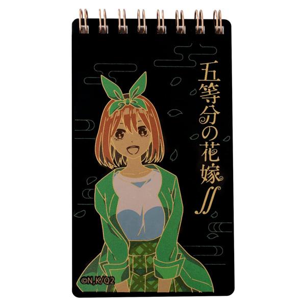 五等分の花嫁 蒔絵メモ帳 中野 四葉 蒔絵 雑貨 メモ帳