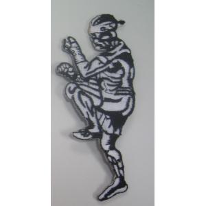 ムエタイ　ワッペン　（モノクロ）