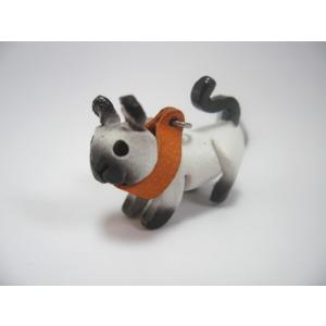 手作り　猫ストラップ