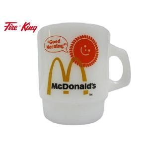 FIRE-KING ファイヤーキング マクドナルド Good Morning アドバタイジングマグ Made in U.S.A｜feeling-mellow