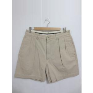 POLO RALPH LAUREN/ラルフローレン ツータック チノ ショートパンツ ベージュ系 【W32.5】【ANDREW SHORT】【ショーツ】【2タック】【中古】｜feeling-mellow