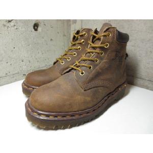 Dr.Martens/ドクターマーチン 6ホール レザーブーツ 茶 Made in ENGLAND 【UK 4】【古着屋mellow】｜feeling-mellow