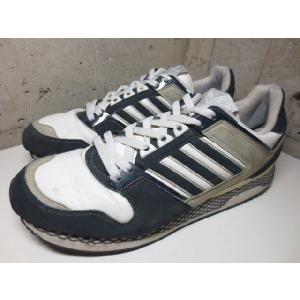 adidas ZXZ ADV/アディダス ZXZ ADV ヌバック×レザー スニーカー 紺×白×グレー