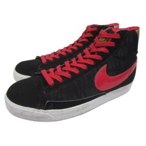 NIKE BLAZER MID ナイキ ブレザー ミッド 黒×赤｜feeling-mellow