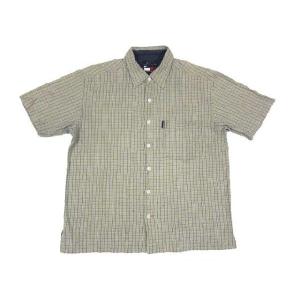 TOMMY HILFIGER/トミー ヒルフィガー チェック柄 半袖 BOXシャツ 【サイズ：Boy's L】【6480⇒3240】｜feeling-mellow